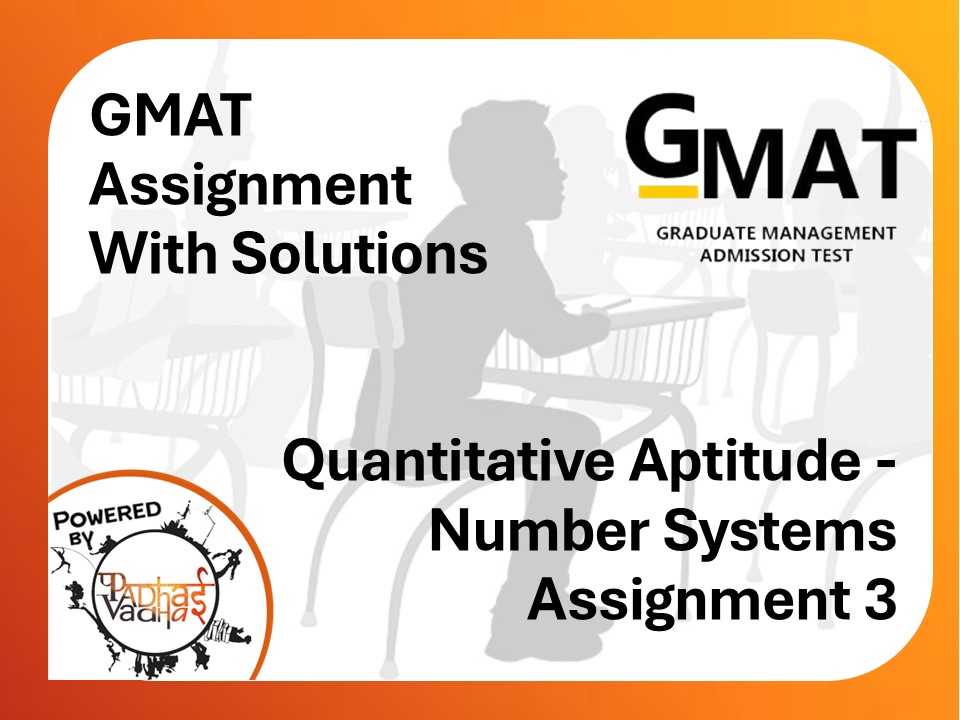 GMAT Quantitative - Number systems (3)