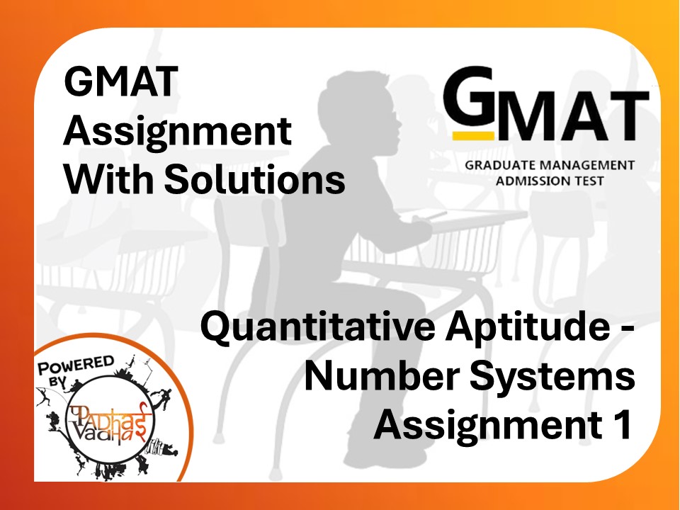 GMAT Quantitative - Number systems (1)