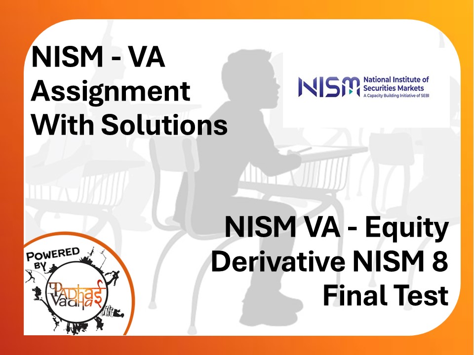 Equity Derivative NISM 8 Final Test